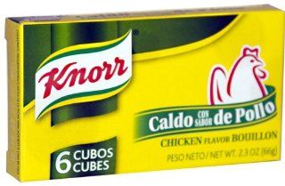 Knorr Chicken Bouillon Cubes, 2.3 Ounce Boxes (Pack of 24)  Packaged Chicken Bouillons  Grocery & Gourmet Food