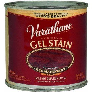 Rust Oleum 224500 Varathane Gel Stain, Half Pint, Red Mahogany   Household Wood Stains  