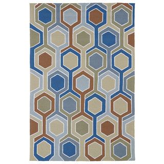 Indoor/ Outdoor Fiesta Multicolored Rug (5 X 76)