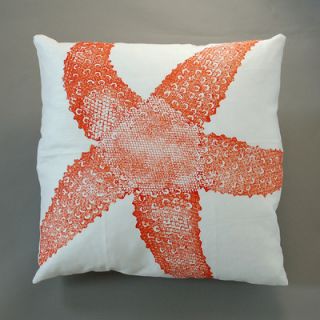 Dermond Peterson Starfish Pillow STARC35000 / STARI35000 Color Clementine