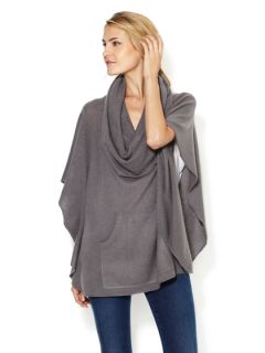 Gwendolyn Cashmere Cowl Neck Poncho by Sea Bleu Cashmere