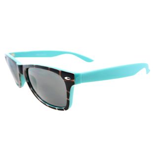 Fantaseyes Beat Box Tortoise And Aqua Plastic Sunglasses