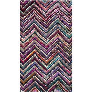 Safavieh Contemporary Handmade Nantucket Multicolored Cotton Rug (23 X 4)