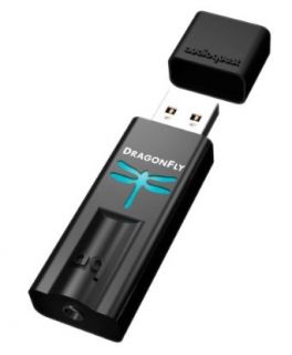 AudioQuest DragonFly USB Digital to Analog Converter (Black) Version 1.0 Electronics