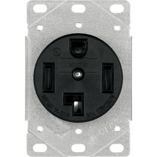 Cooper Wiring Devices 30 Amp Flush Mount Appliance Electrical Outlet