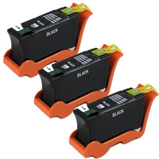 Dell Series 21 (y498d / 330 5275) Black Compatible Ink Cartridge (remanufactured) (pack Of 3)
