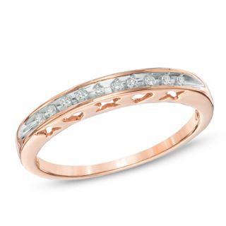 anniversary band in 10k rose gold orig $ 199 00 169 15 ring size