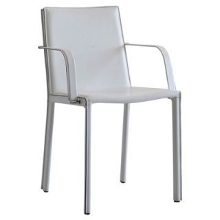 AirNova Alexia Dining Arm Chair AlexiaP_C102 / AlexiaP_C22 Color White