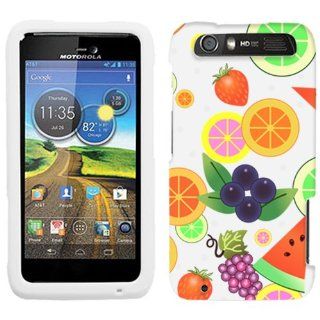 Motorola Atrix HD Colorful Fruits on White Phone Case Cover Cell Phones & Accessories