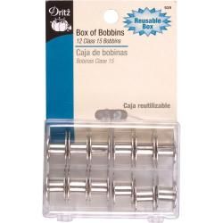 Metal Class 15 Bobbins   12/pkg