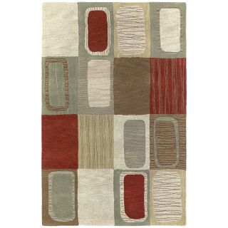 Lawrence Multicolored Dimensions Hand tufted Wool Rug (3 X 5)