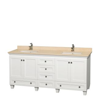 Wyndham Collection Wyndham Collection Acclaim White 72 inch Double Vanity White Size Double Vanities