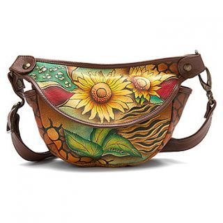 Anuschka Small Convertible Waist/Shoulder Bag  Women's   Sunflower Safari