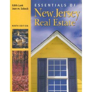 Essentials of New Jersey Real Estate Edith Lank, Joan Sobeck 9781419522970 Books