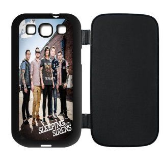 Mystic Zone Sleeping with Sirens Rock Band Flip Cover Case for Samsung Galaxy S3 I9300 (Black,White,Pink) SKU PUSSI0108 Cell Phones & Accessories