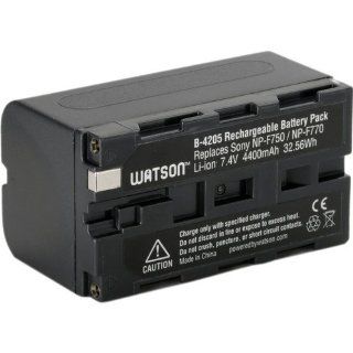 Watson NP F770 Lithium Ion Battery Pack (7.4V, 4400mAh)  Camcorder Batteries  Camera & Photo