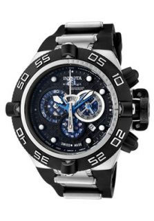 Invicta 6565  Watches,Mens Subaqua/Noma IV Chronograph Black Grid Dial Black Polyurethane & Stainless Steel, Chronograph Invicta Quartz Watches