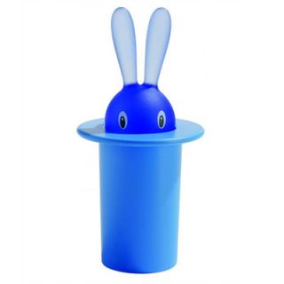 Alessi Magic Bunny Toothpick Holder by Stefano Giovannoni ASG16 Color Blue