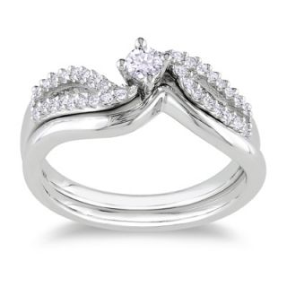 CT. T.W. Diamond Bridal Set in Sterling Silver   Zales