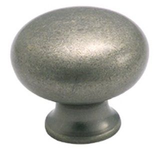 Amerock BP771 WN Traditional Classic Legacy 1 1/4 Inch Diameter Knob, Weathered Nickel   Cabinet And Furniture Knobs  