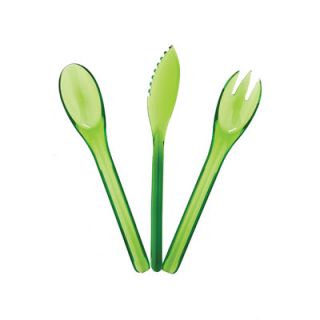 French Bull Lucent Flatware Snap Set FBL1262 Color Lime