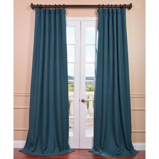Spruce Linen Weave Curtain Panel
