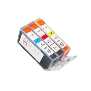 Sophia Global Compatible Ink Cartridge Replacement For Canon Cli 221 (1 Cyan, 1 Magenta, And 1 Yellow)