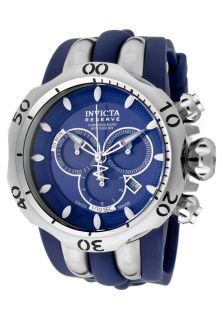 Invicta 10826  Watches,Mens Venom/Reserve Chronograph Blue Dial Blue Polyurethane, Chronograph Invicta Quartz Watches