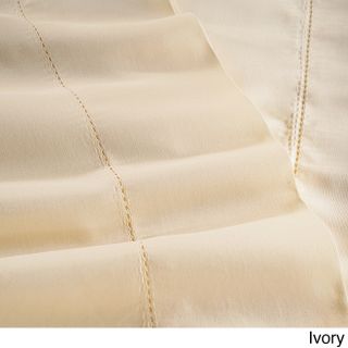 Home City Inc Cotton Rich 600 Thread Count Hem Stitch Olympic Queen Sheet Set Off White Size Olympic Queen