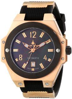 Chase Durer Men's 777.8BB Conquest Automatic COSC 18K Rose Gold Plated Watch at  Men's Watch store.