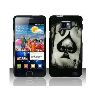 Black Skull Poker Hard Cover Case for Samsung Galaxy S2 S II AT&T i777 SGH i777 Attain i9100 Cell Phones & Accessories