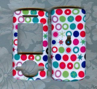 POLKA DOT SAMSUNG A777 777 FACEPLATE SNAP ON COVER CASE Cell Phones & Accessories