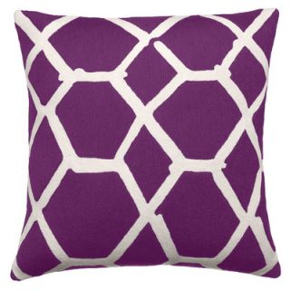Judy Ross Jalli Pillow JA18 Color Purple / Cream