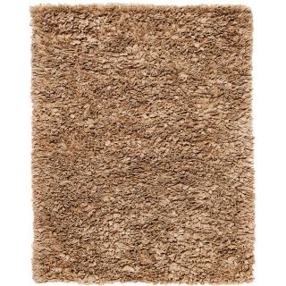 Lea Mocha Brown Paper Shag Area Rug (5 X 8)