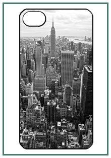 Manhattan New York City NY US iPhone 4s iPhone4s Black Case Cover Protector Bumper Cell Phones & Accessories