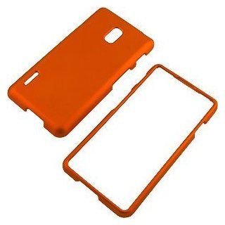 Dark Orange Rubberized Protector Case for LG US780 Cell Phones & Accessories