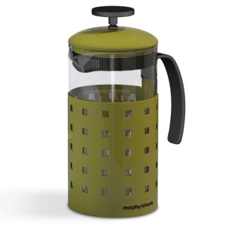 Morphy Richards Accents 8 Cup Cafetiere   Green      Homeware