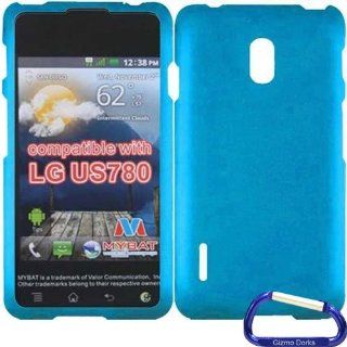 Gizmo Dorks Hard Skin Snap On Case Cover for the LG US780, Cool Blue Cell Phones & Accessories