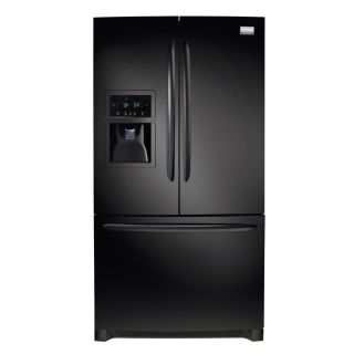 Frigidaire Gallery 26.7 cu ft French Door Refrigerator with Dual Ice Maker (Smooth Black) ENERGY STAR