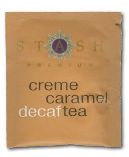 Stash Decaf Creme Caramel Tea  10 Teabags  Black Teas  Grocery & Gourmet Food