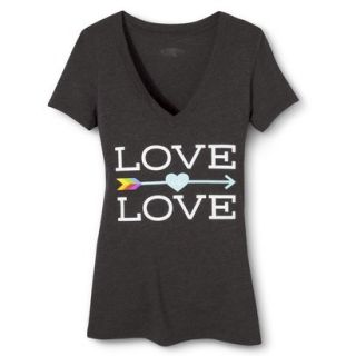 Womens Love Is Love V Neck T Shirt