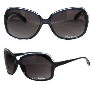Retro Vintage Triped Square Women Sunglasses 9261   White 