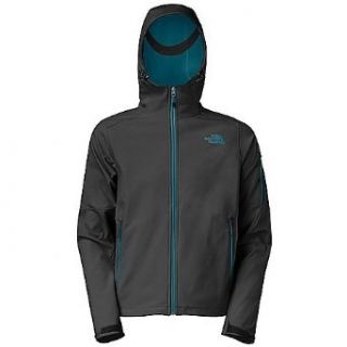 The North Face Apex Android Hoodie   Men's Asphalt Grey / Prussian Blue at  Mens Clothing store Athletic Hoodies