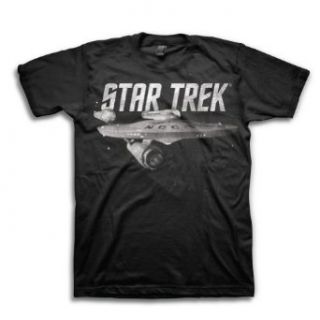 Star Trek Enterprise Black T Shirt (2X) at  Mens Clothing store