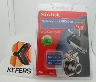 SANDISK CORPORATION   MEMORY STICK PRO DUO, 1GB (SDMSPD1024A11) (SDMSPD1024A11) Computers & Accessories