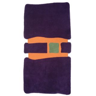 Balanced Design Big Block Rug big block rug Size / Color 4 x 8 / Eggplant,