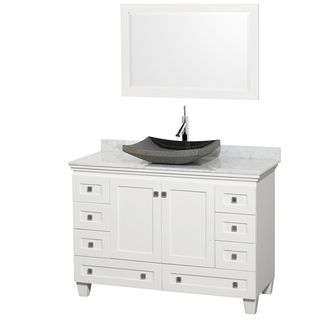 Wyndham Collection Acclaim White 48 inch Single Vanity