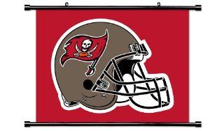 Tampa Bay Buccaneers NFL Football Team Fabric Wall Scroll Poster (32 x 24) Inches   Prints