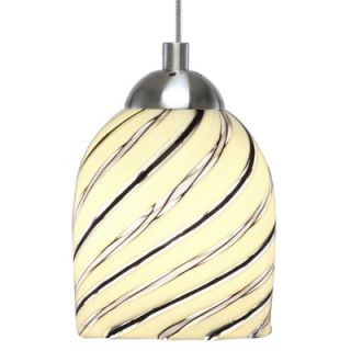 Oggetti Bimbi 1 Light Low Voltage Pendant OTI1207 Finish Satin Nickel, Canop