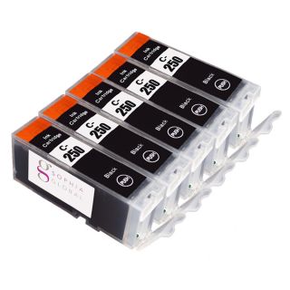 Sophia Global Compatible Large Black Ink Cartridge Replacements For Pgi 250 (pack Of 5)